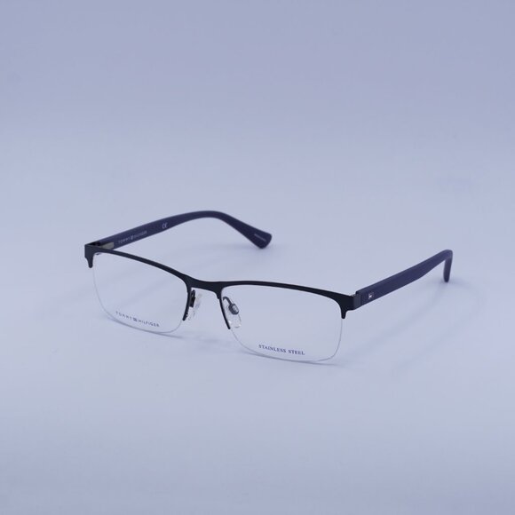 Tommy Hilfiger TH1528 0PJP 00 Eyeglasses Blue 56mm Rectangle Frame - Picture 5 of 11